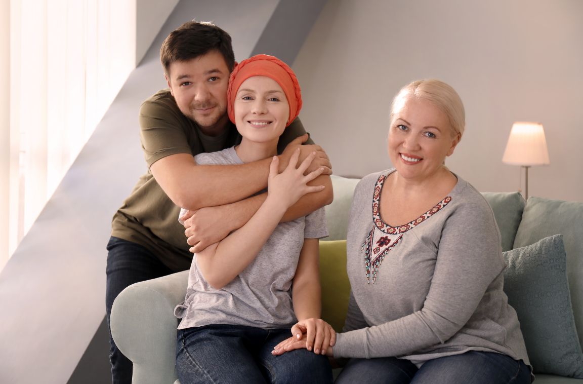 family with cancer patient